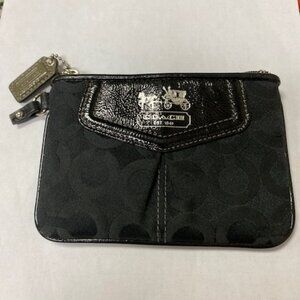 small black coach wallet. no wristlet strap